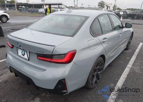 2025 BMW 3 Series 330I xDrive из США, поврежденный, VIN 3MW89CW06S8F68325